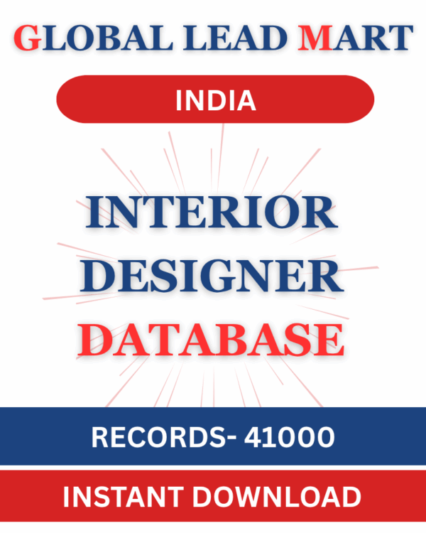 Interior Designer Database Verified Contacts
