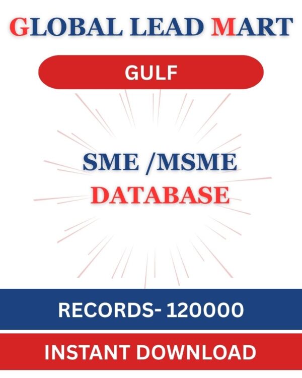 Msme Service Database Gulf SME/MSME Database | Verified